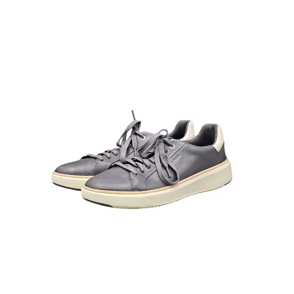 Cole Haan Men's Size 12 M EUC Grandpro Topspin Sneaker Quiet Shade Gray Ivory